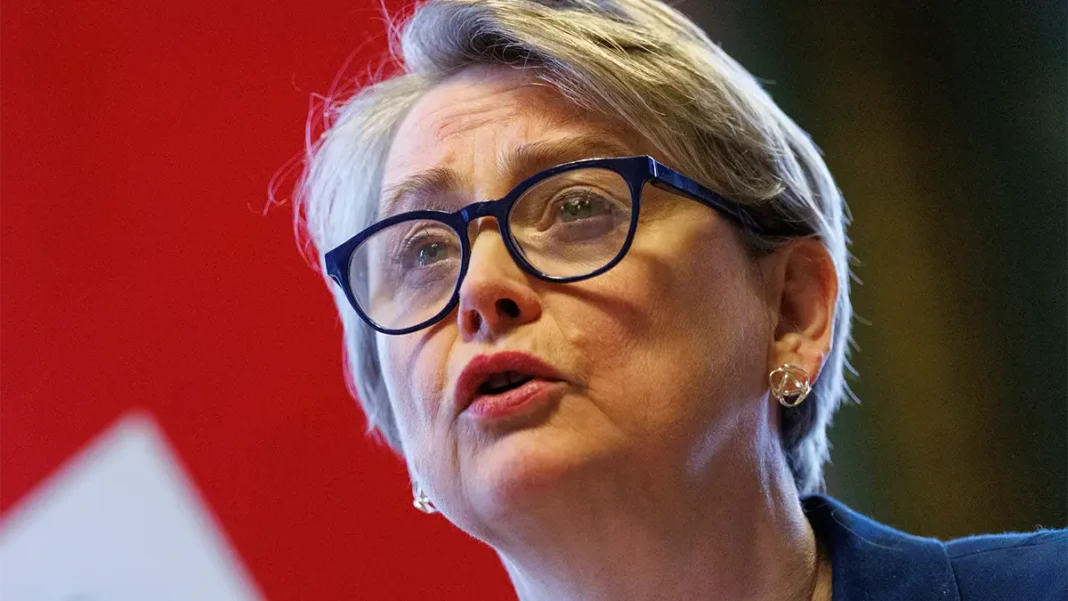 Yvette Cooper said Iran’s ‘reckless strikes’ were hitting nations from across the globe ‘who played no part in this conflict’. Photograph: Tolga Akmen/EPA