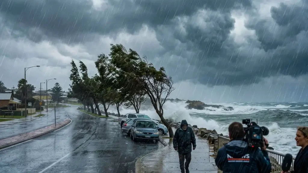 Heavy Rain and Strong Winds Hit Southern WA