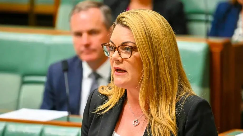 Sarah Hanson-Young during discussion of Australia AI datacentre inquiry.