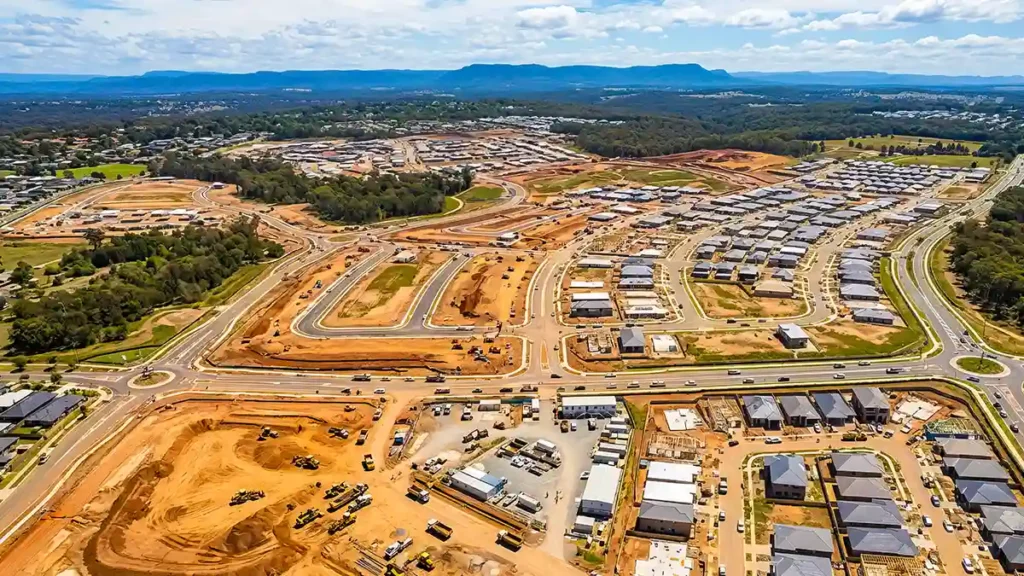 Housing development and infrastructure works in Western Sydney linked to NSW council housing proposal.