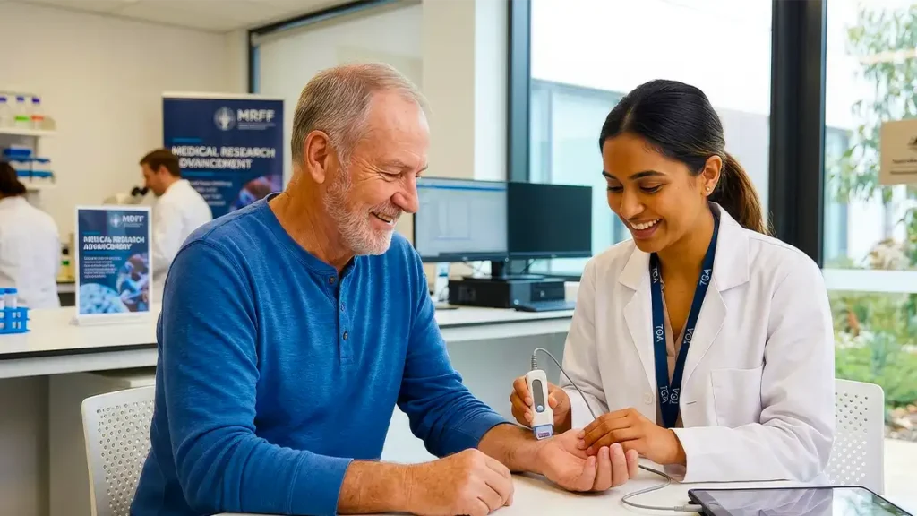 Federal government announces $100m medical research fund for arthritis Prime Minister Anthony Albanese speaking at an official press conference regarding national medical research funding.