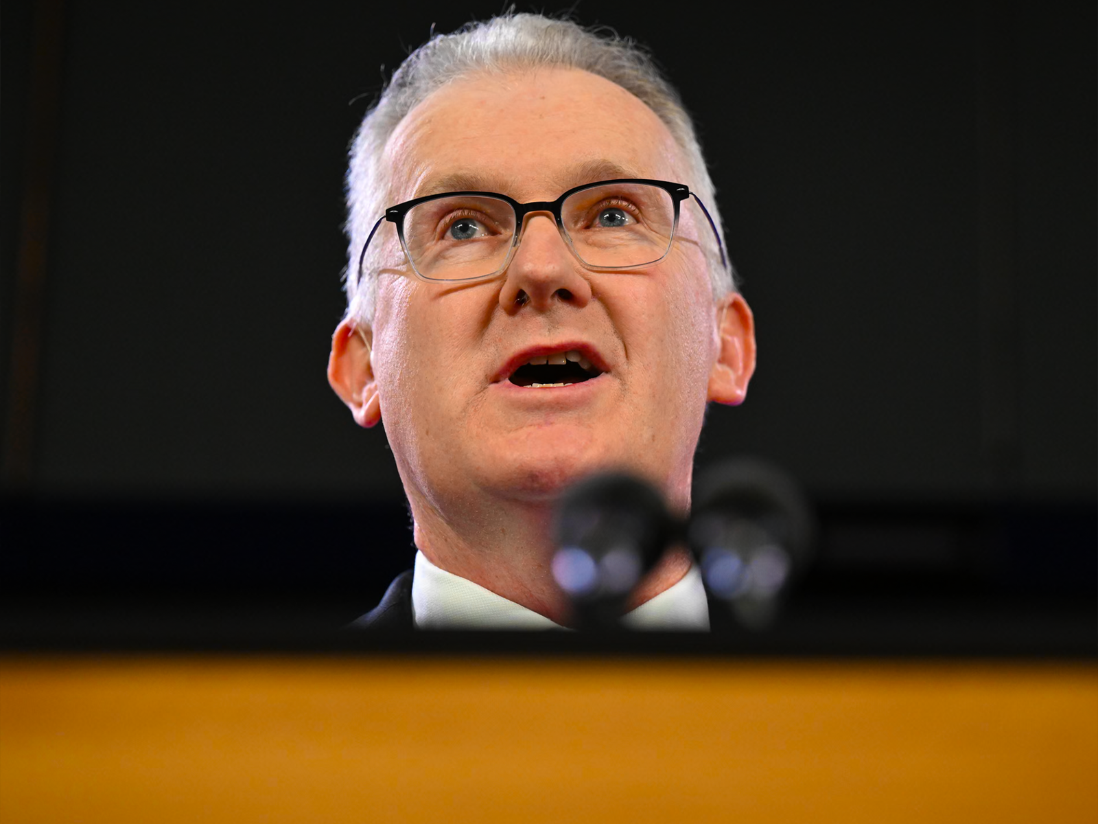 Tony Burke’s address at the National Press Club ‘was a message for all working people – and a signal of the times ahead for all of us’, writes Sanmati Verma. Photograph: Lukas Coch/AAP