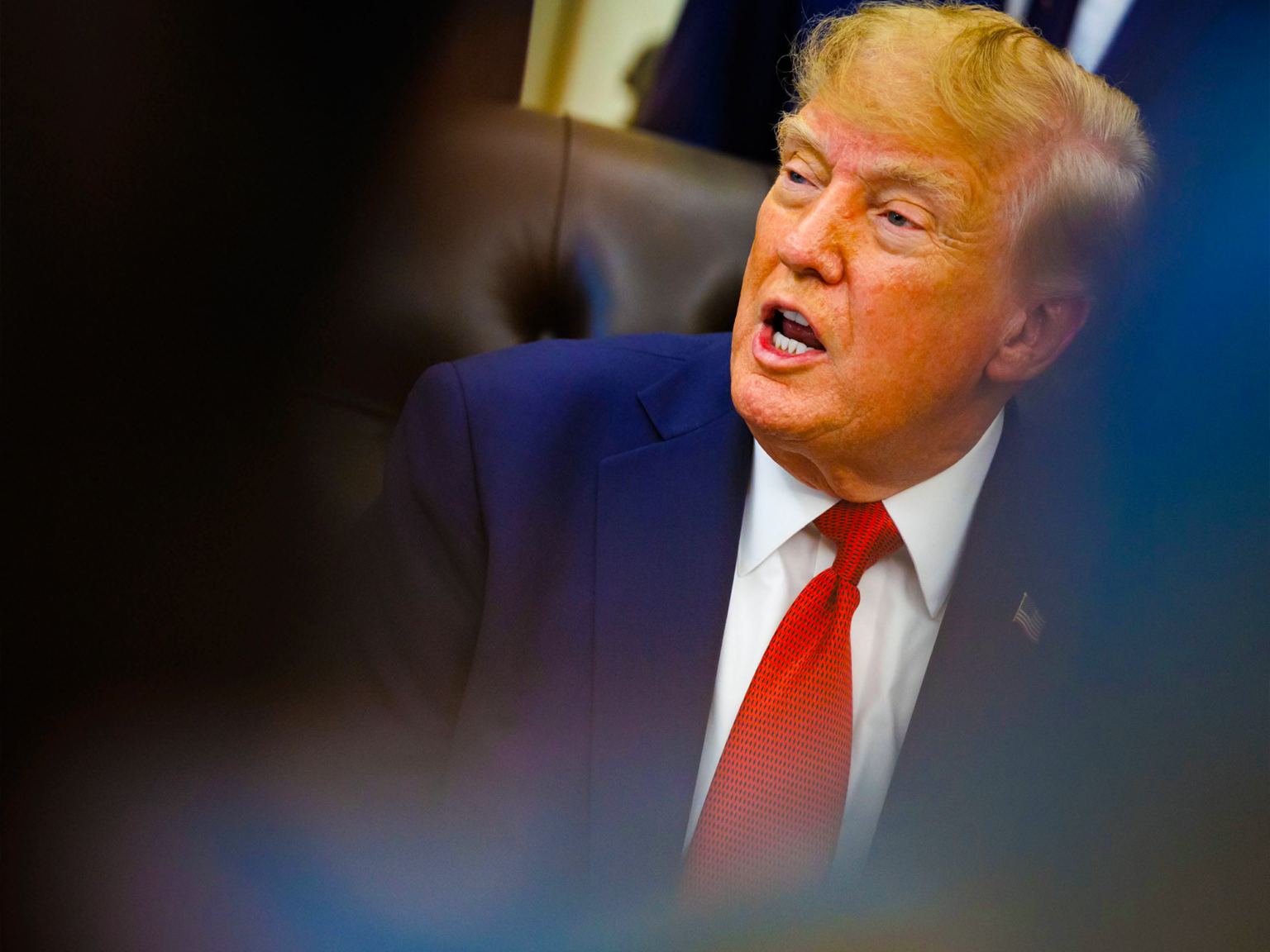 US TV networks halt White House coverage after Trump ban